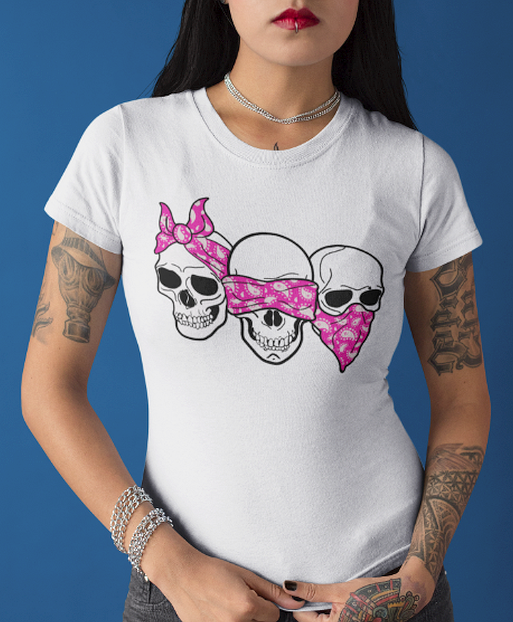 3 Wise Skulls Women's T-Shirt